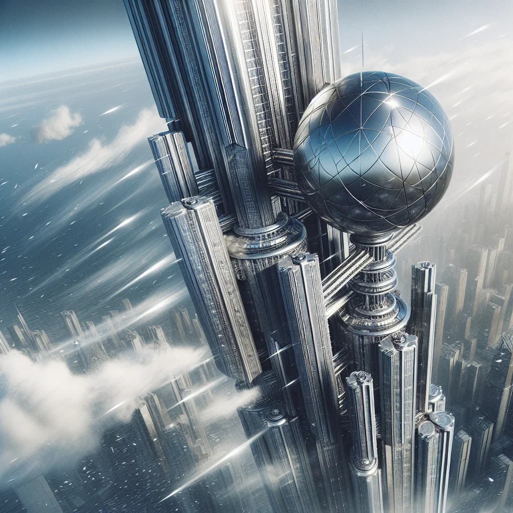 Why do some of the world's tallest skyscrapers house a giant steel ball to prevent them from swaying?