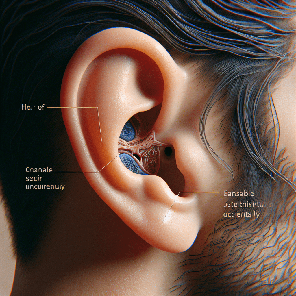 Why do some people have a tiny, barely visible hole above their ear?
