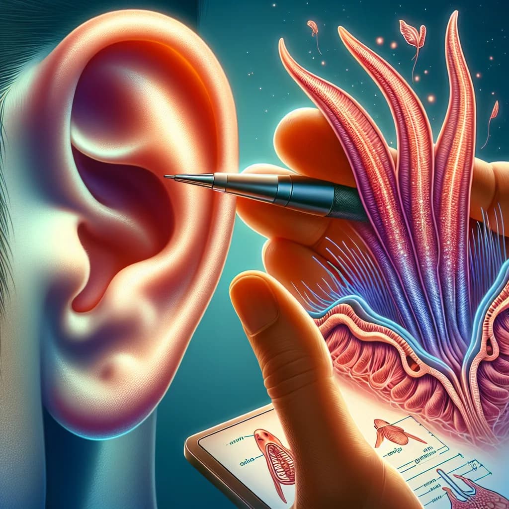 Why do some people have a tiny hole above their ear that is actually a vestigial remnant of gills?