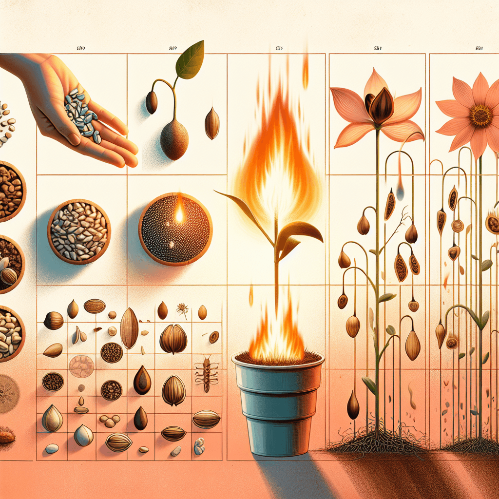Why do some seeds have to be burned before they can grow?