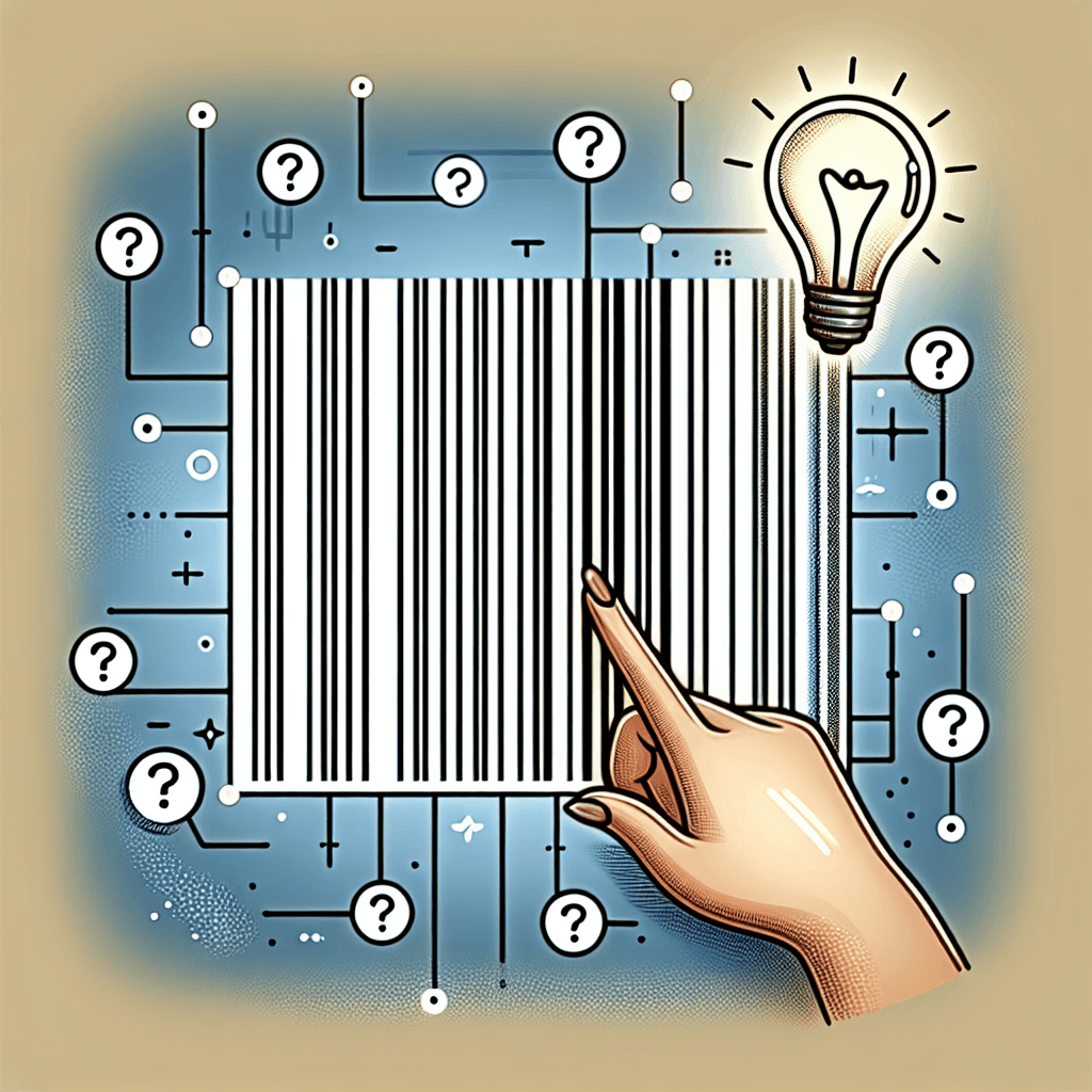 Why do the first and last lines on a barcode hang down lower?