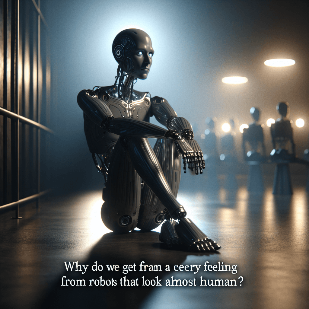 Why do we get an eerie feeling from robots that look almost human?
