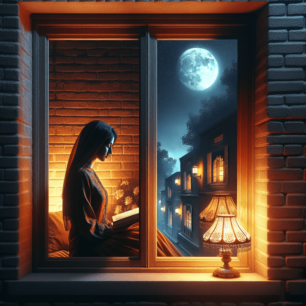 Why do windows become mirrors only after dark?