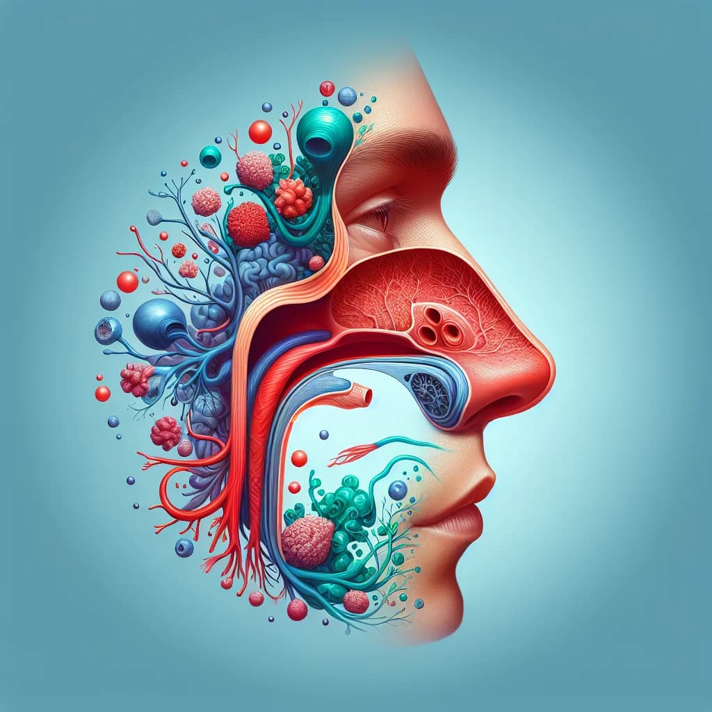 Why do you almost always breathe through only one nostril at a time instead of both simultaneously?