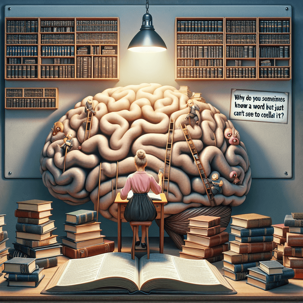 Why do you sometimes know a word but just can't seem to recall it?