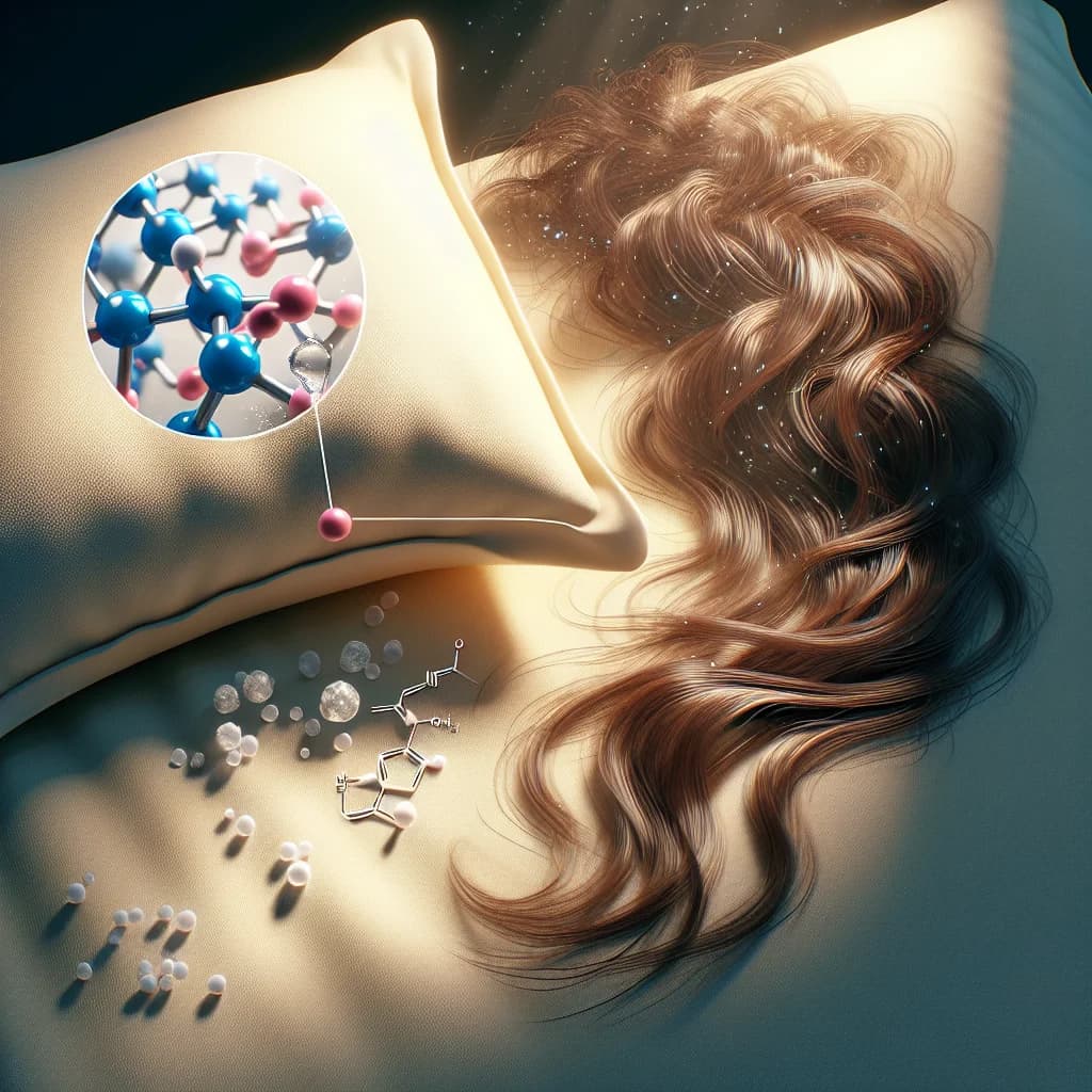 Why do you wake up with bedhead because your hair dries and resets its hydrogen bonds while you sleep?
