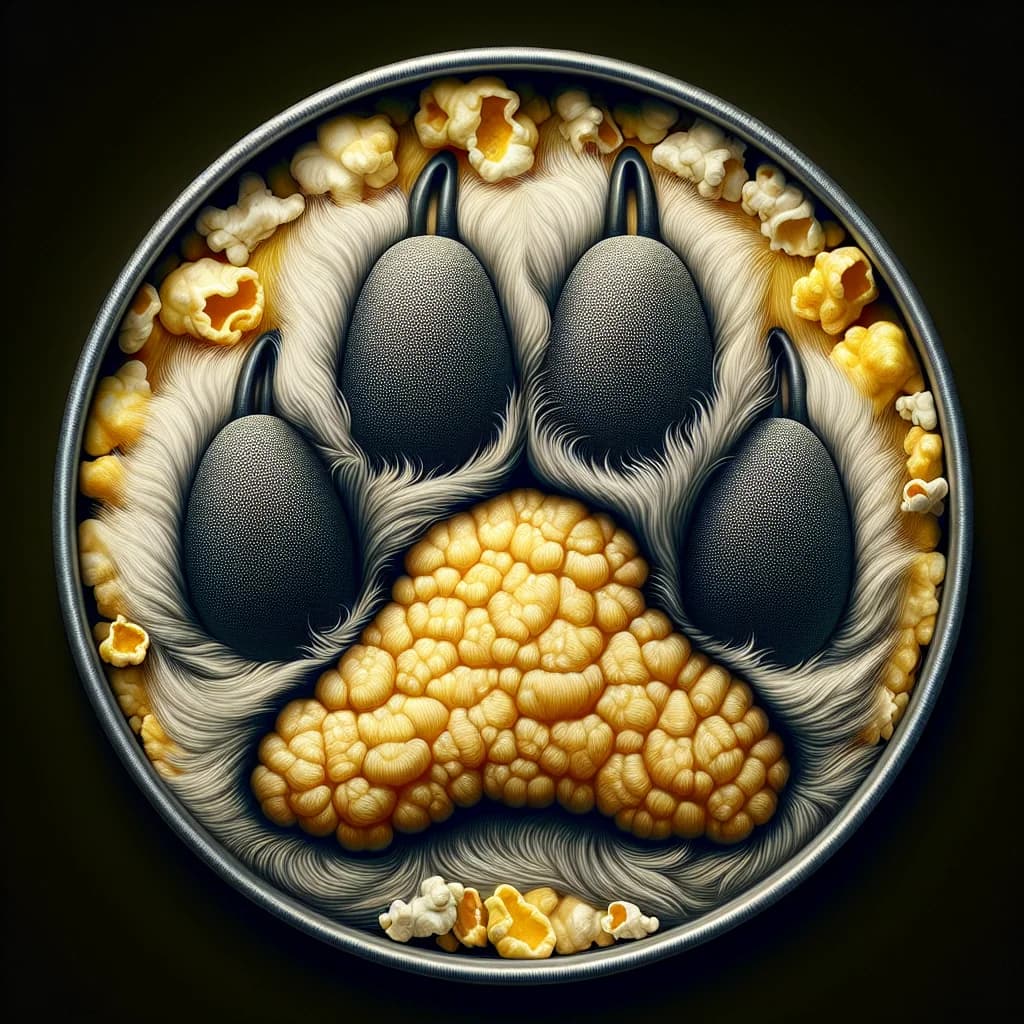 Why do your dog's paws often smell exactly like corn chips or salty popcorn?