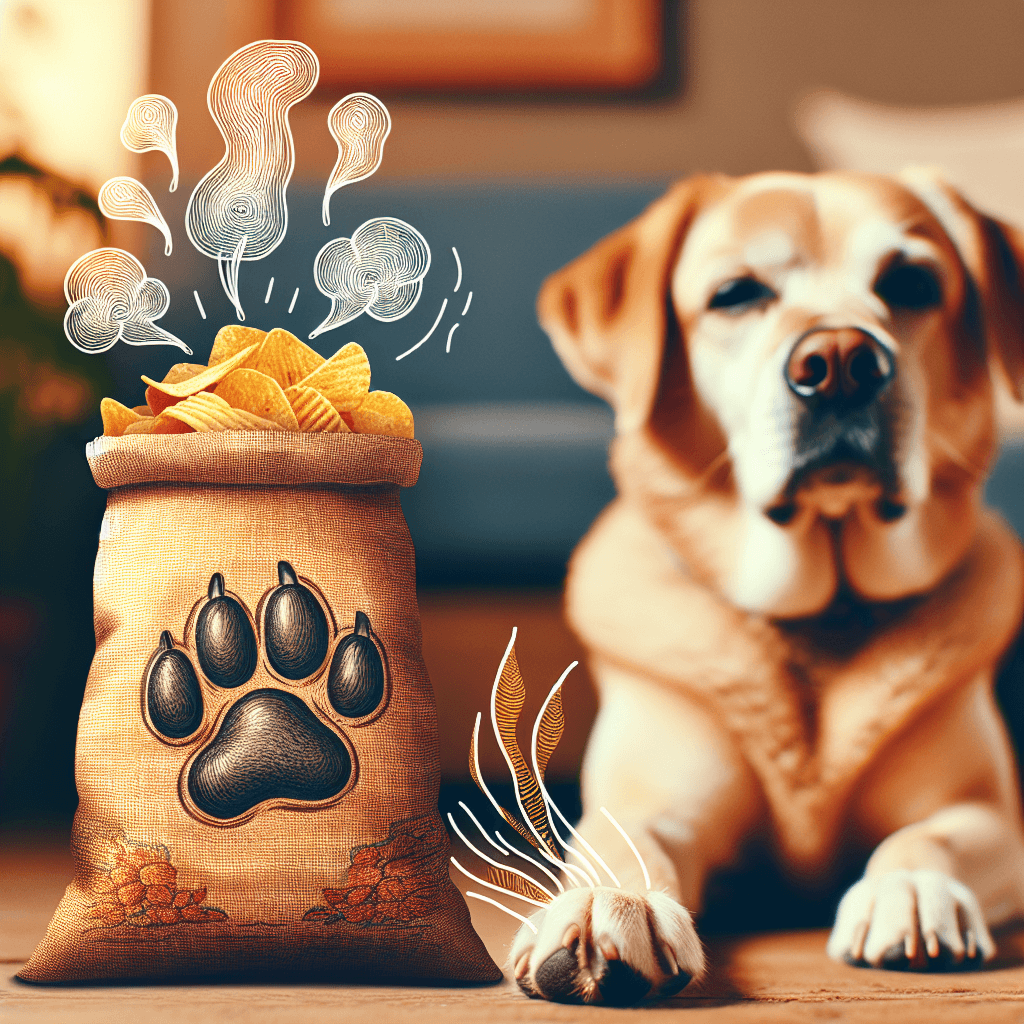 Why do your dog’s paws smell exactly like a bag of corn chips?