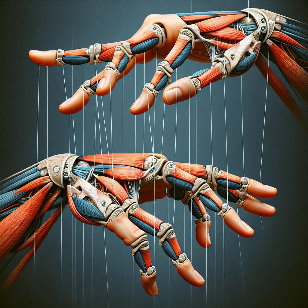 Why do your fingers contain zero muscles, with all movement controlled like a puppet by tendons in your forearms?