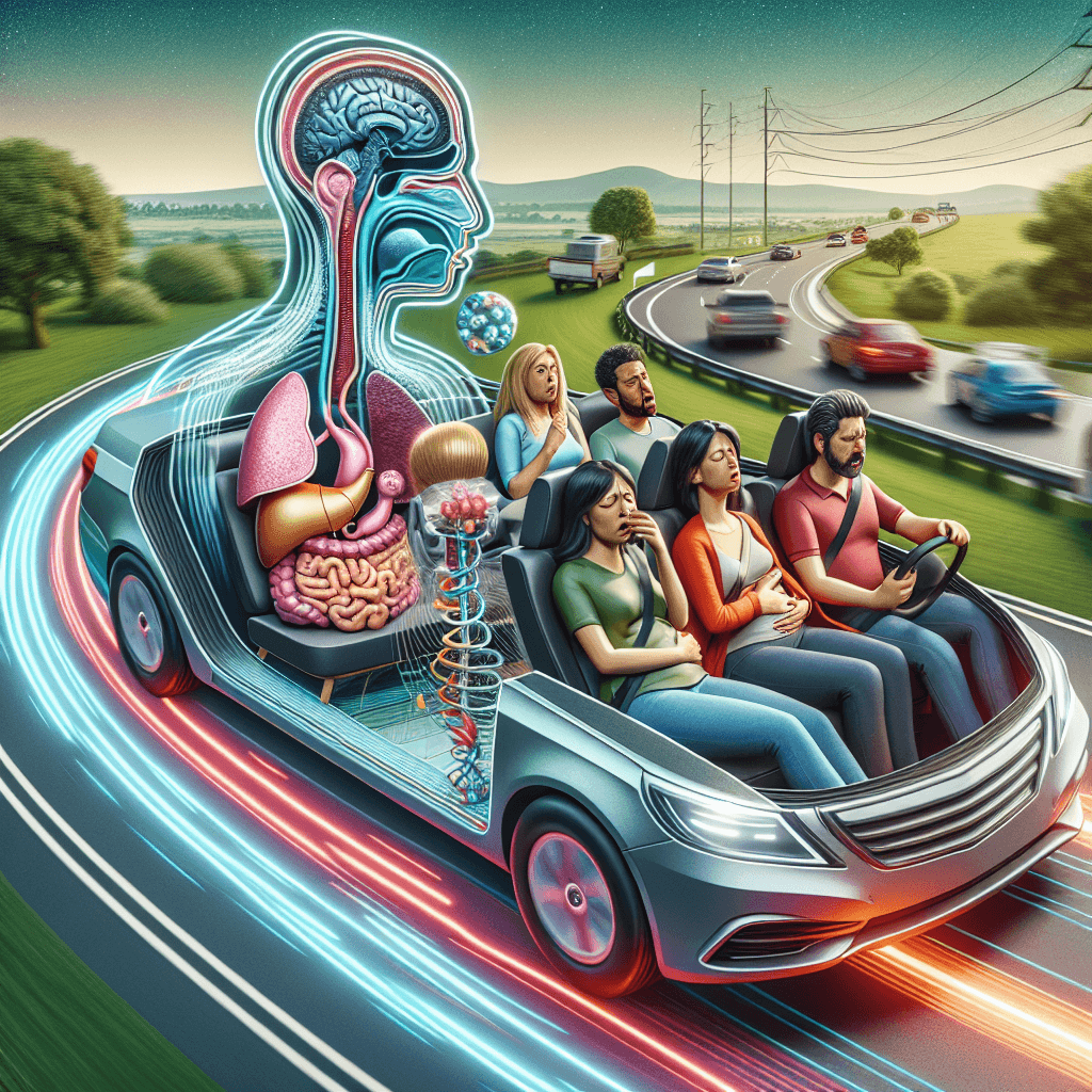 Why does a moving car make you sick even if you are sitting perfectly still?