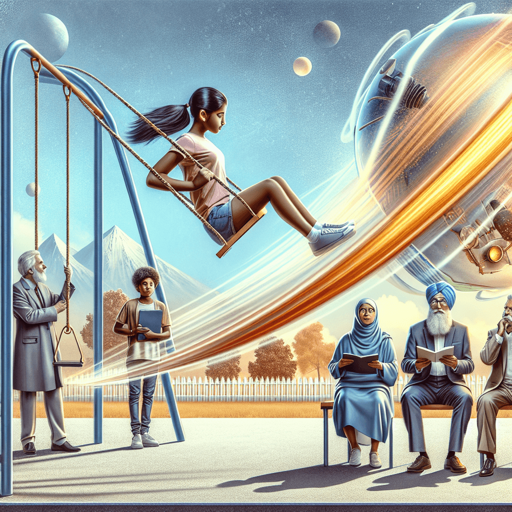 Why does a playground swing go higher when you pump your legs at the right time?