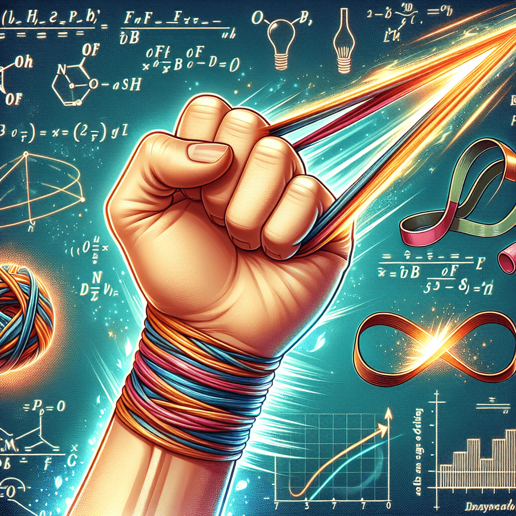 Why does a rubber band shoot farther if you twist it first?