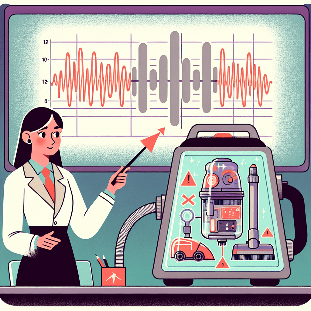 Why does a vacuum cleaner's sound get higher in pitch as it gets full?