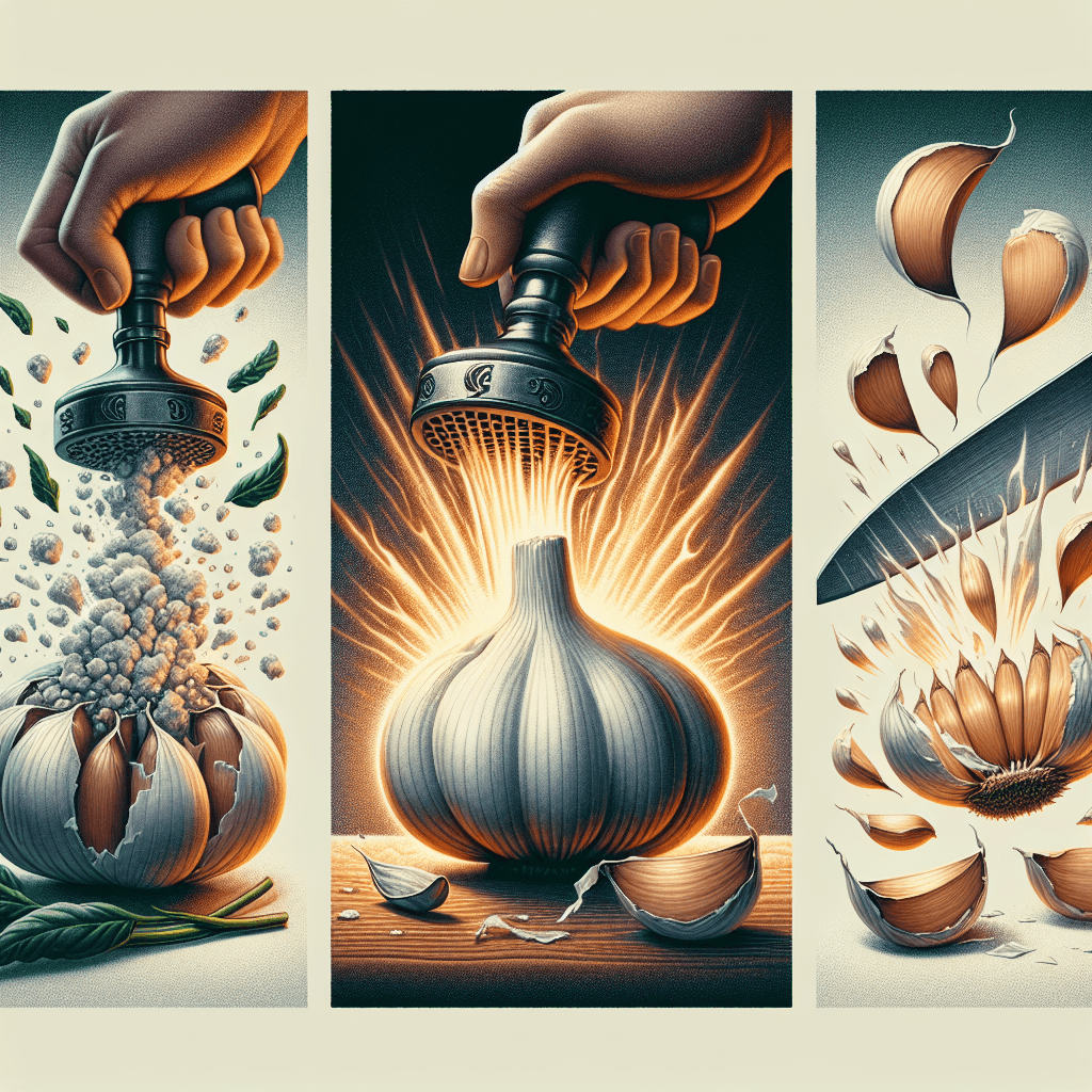 Why does crushing garlic make it taste so much stronger than slicing it?