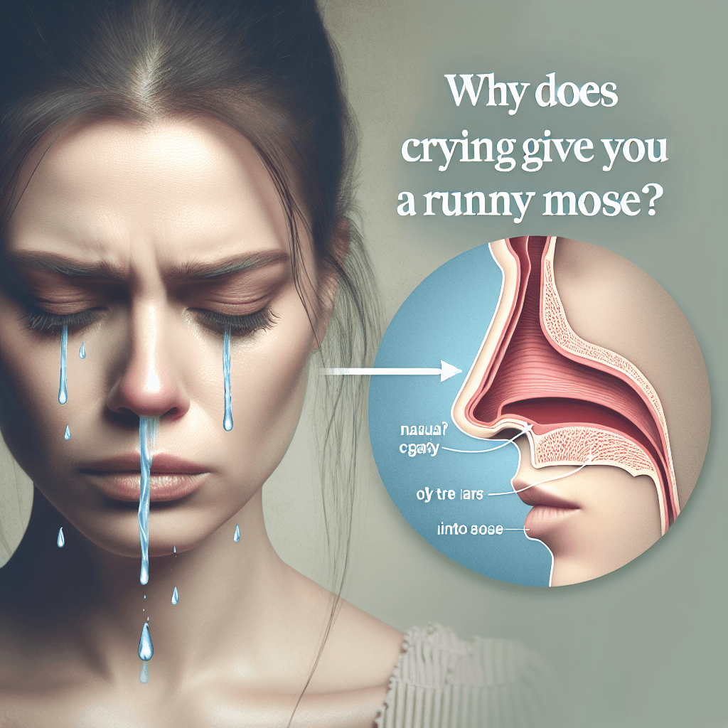 Why does crying often give you a runny nose?