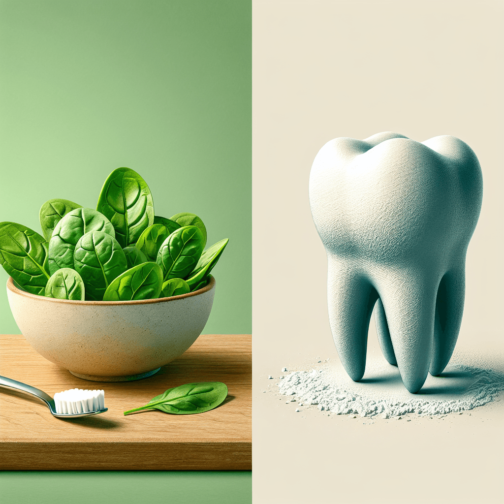 Why does eating spinach sometimes leave a strange, chalky film on your teeth?