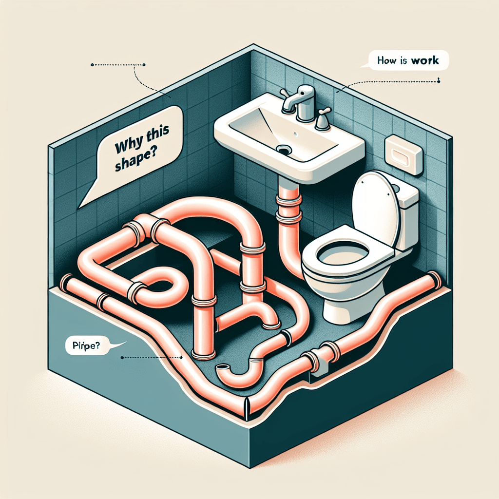 Why does every sink and toilet have that strange curvy pipe underneath?