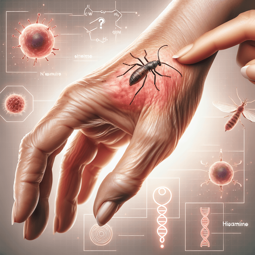 Why does making an X on a bug bite temporarily stop the itch?