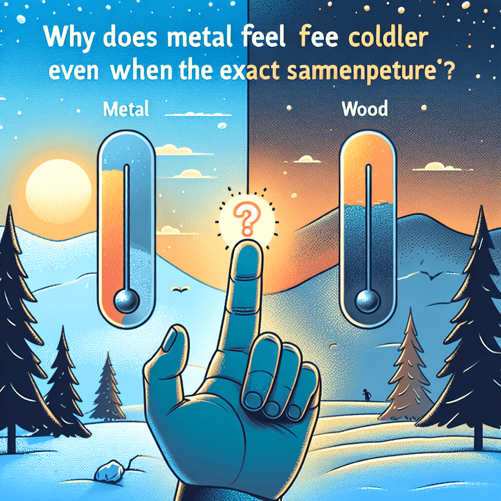 The Chilly Touch: Why Does Metal Feel Colder Than Wood at the Same Temperature?