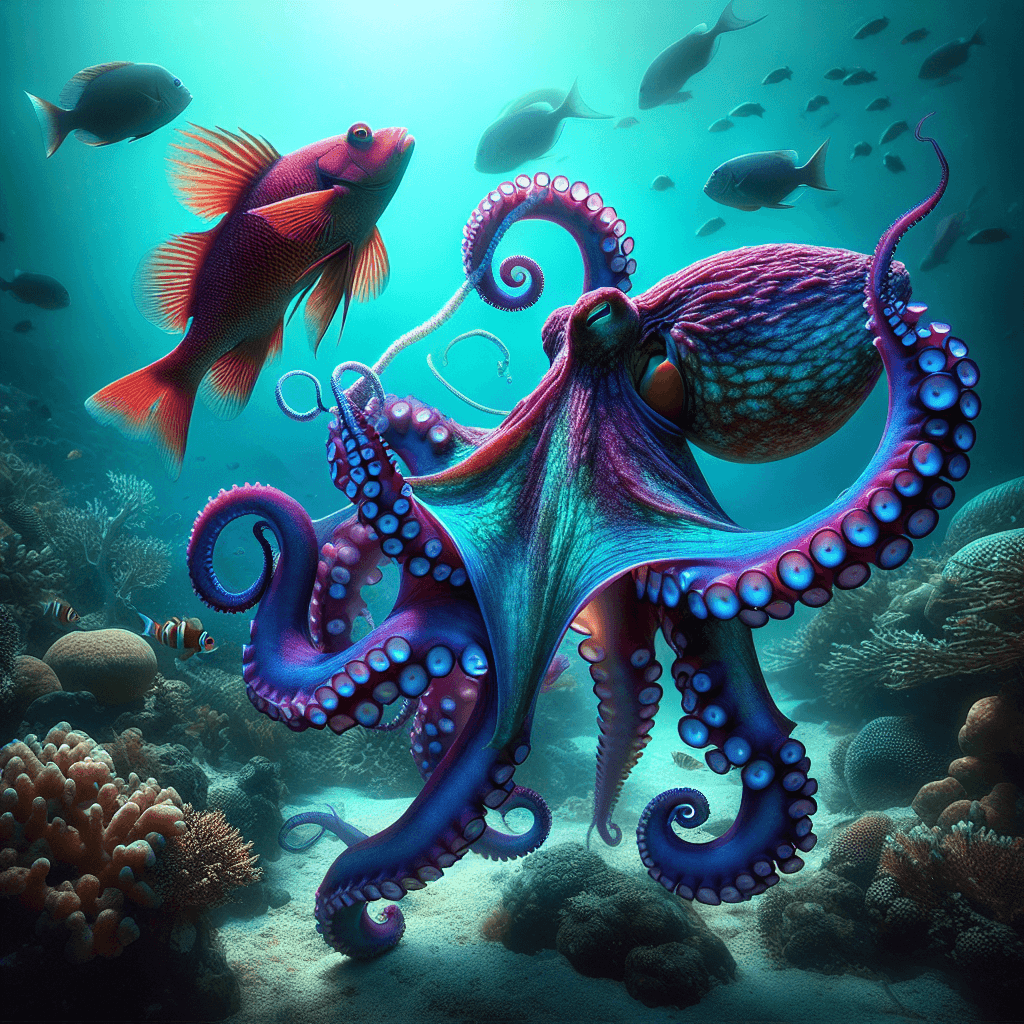 Why does one type of octopus mate by throwing its detachable arm at the female?