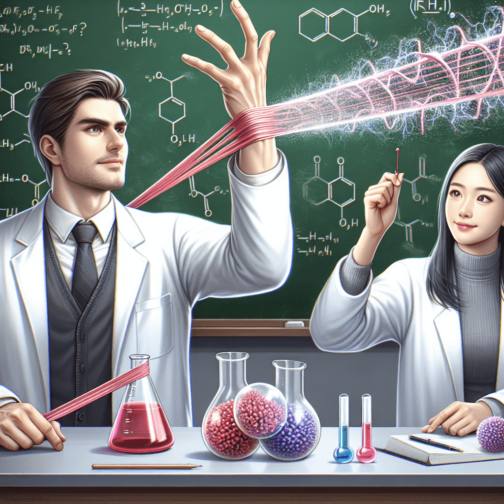 Why does quickly stretching a rubber band make it feel cold on your skin?