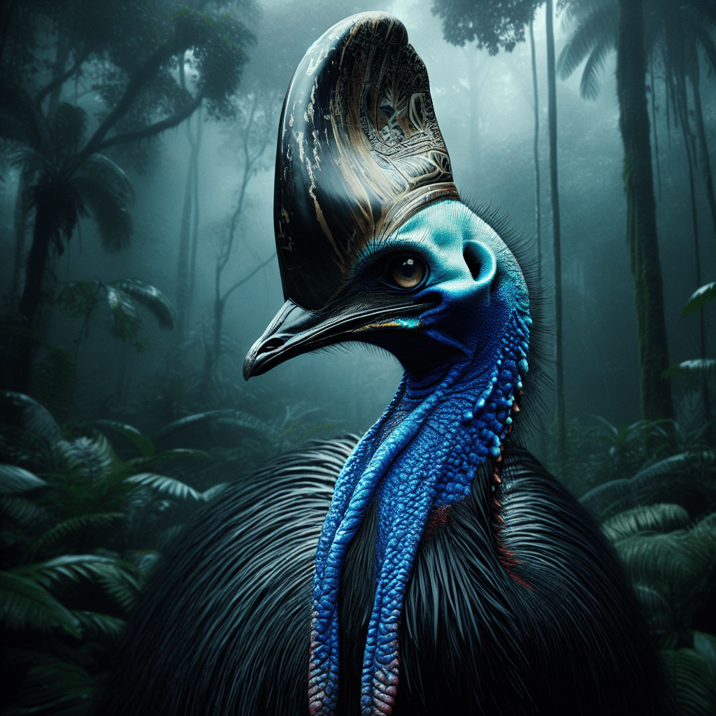Why does the world's most dangerous bird wear a giant bony helmet?