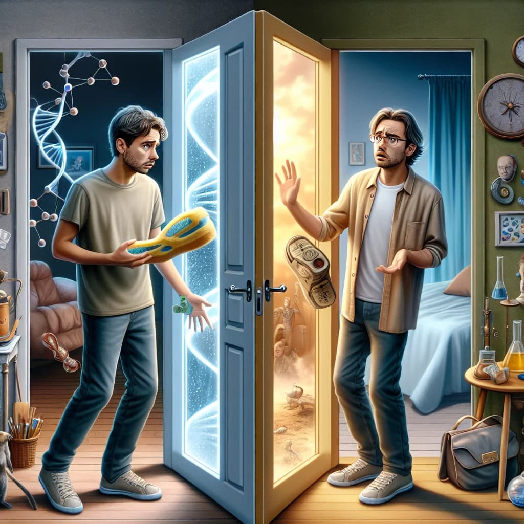 Why does walking through a doorway often cause your brain to suddenly forget what you were just doing?