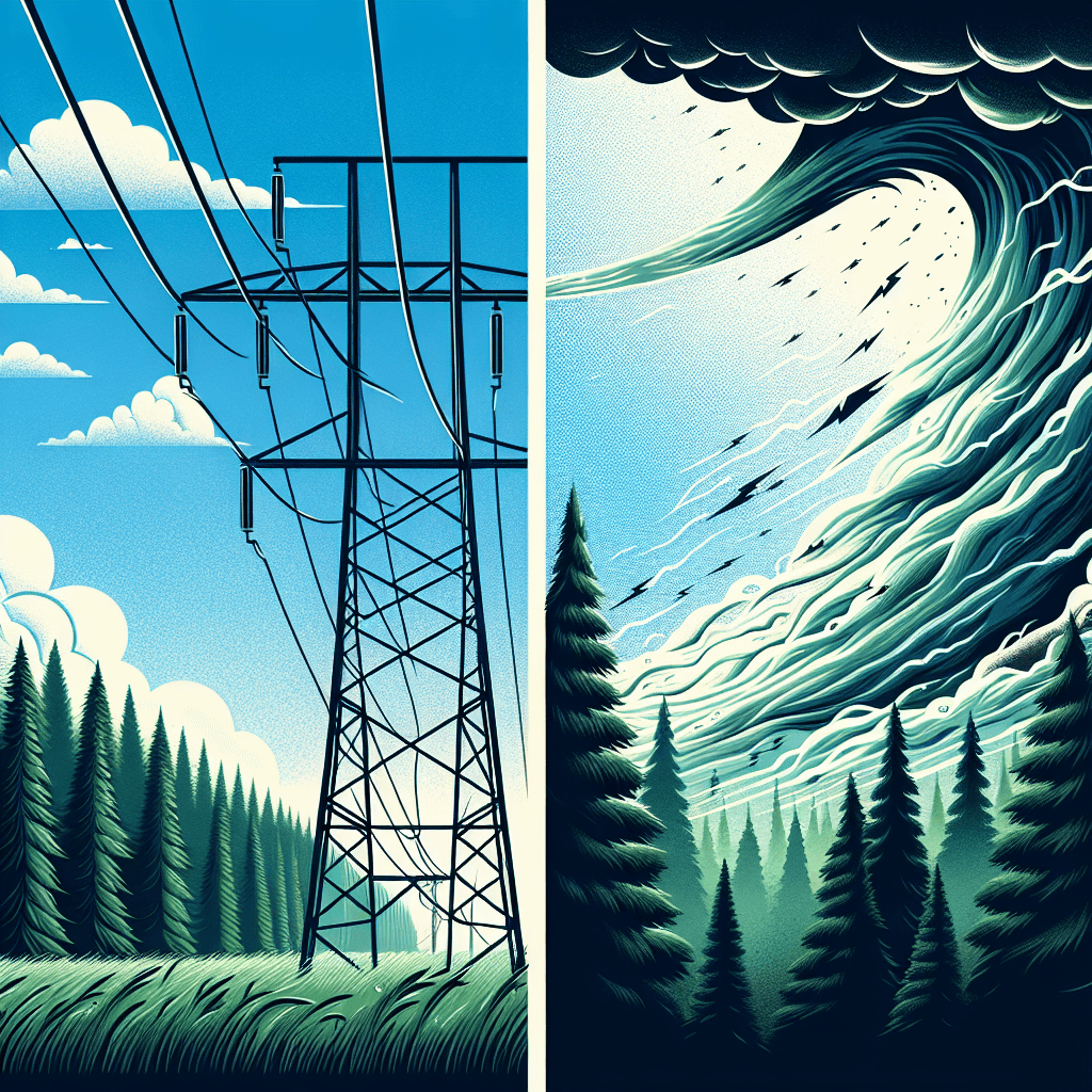 Why does wind whistle past wires but just roar through trees?