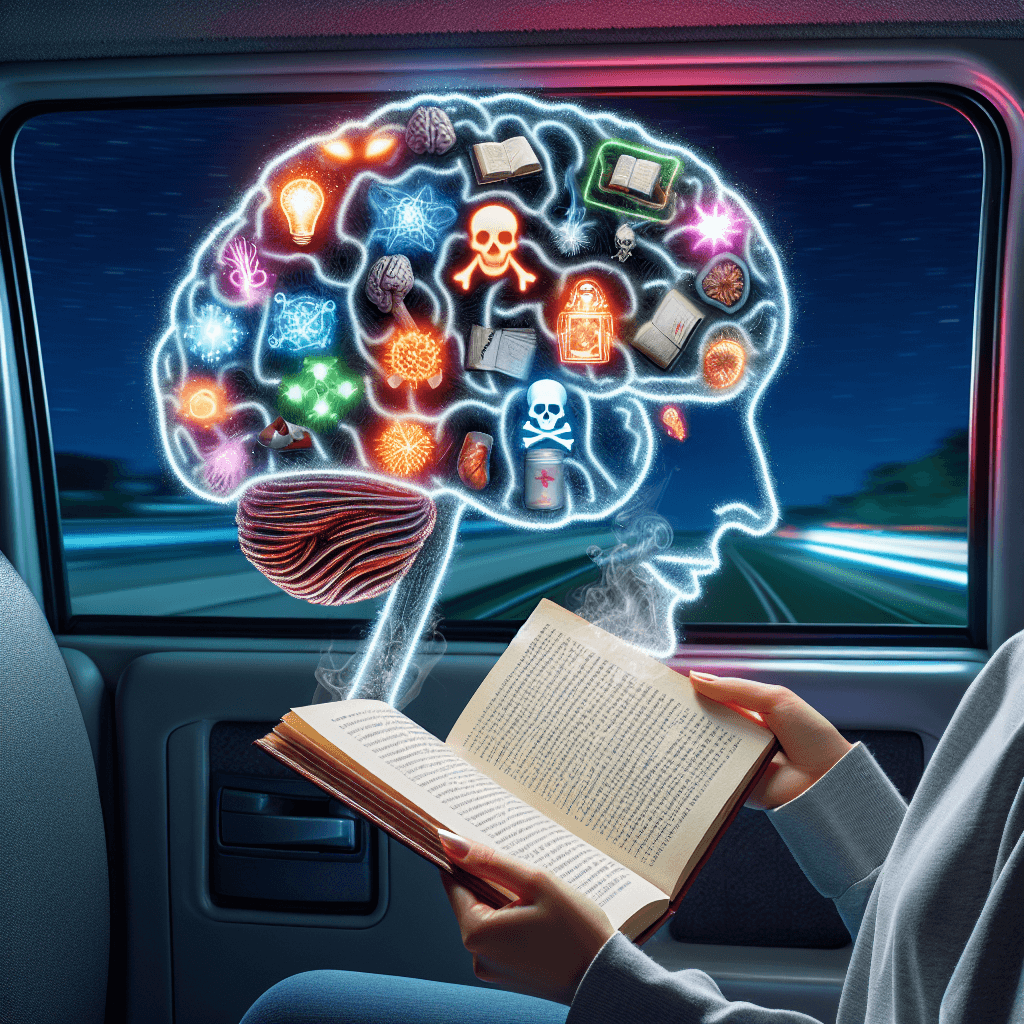 Why does your brain think you are being poisoned when you read in a moving car?