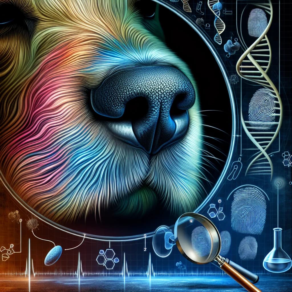 Why is every dog’s nose print unique enough to be used as a legal form of identification?