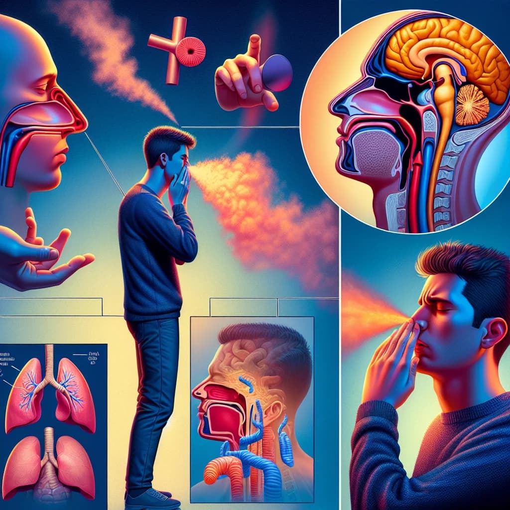 Why is it impossible to hum while holding your nose closed because air cannot exit the nasal cavity?