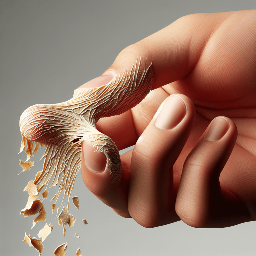 Why is peeling a layer of dried glue off your skin so satisfying?