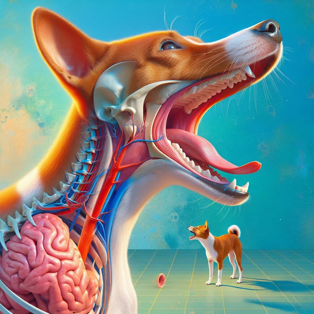 Why is the Basenji the only pet dog breed that yodels instead of barking due to its unique larynx?