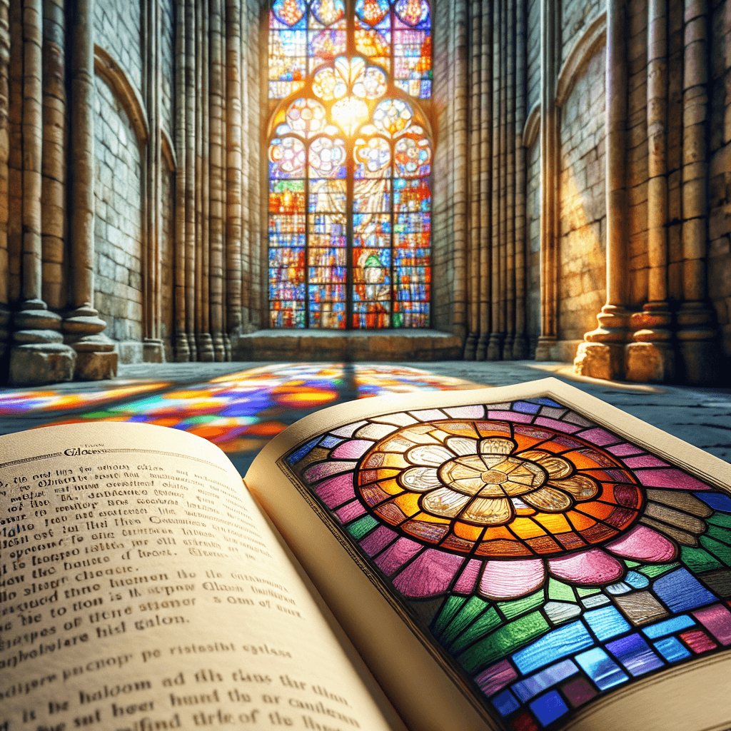 Why is the glass in old cathedral windows often thicker at the bottom?