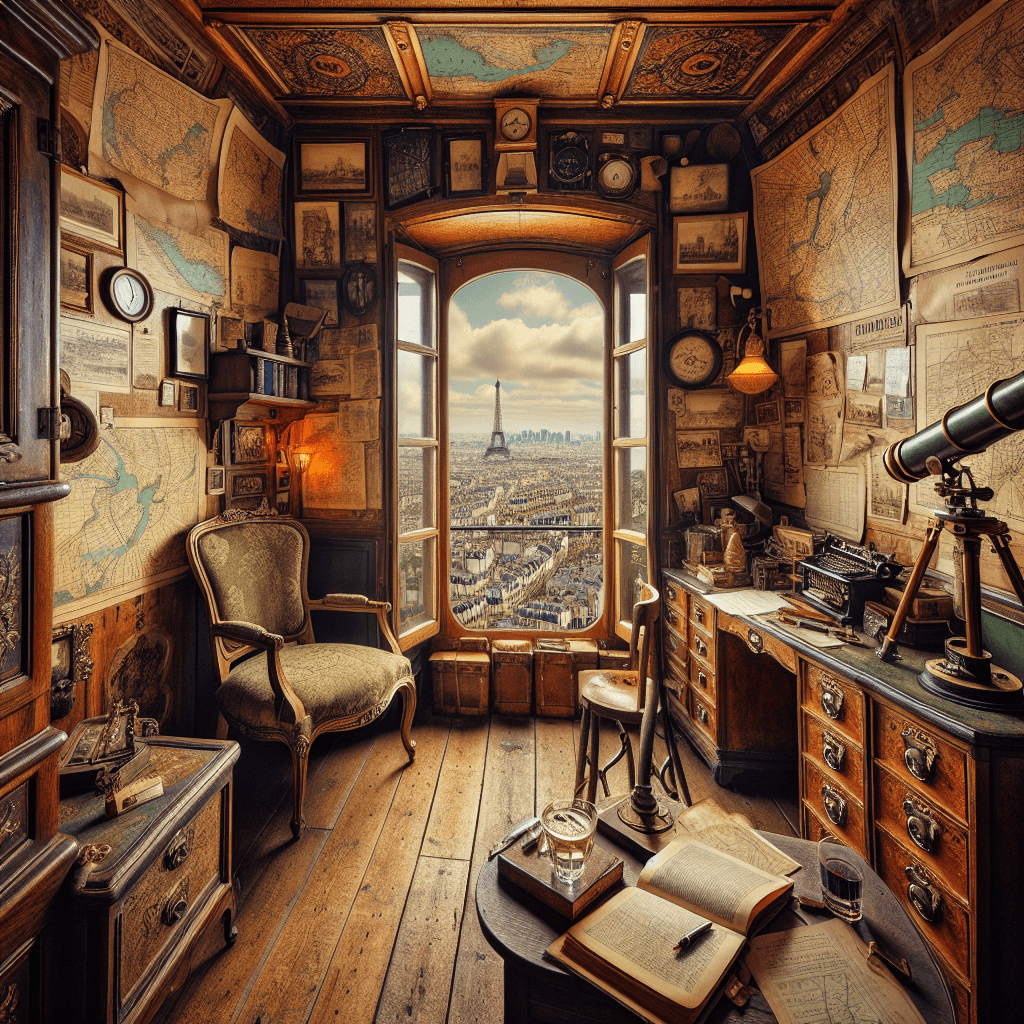 Why is there a secret private apartment hidden at the very top of the Eiffel Tower?