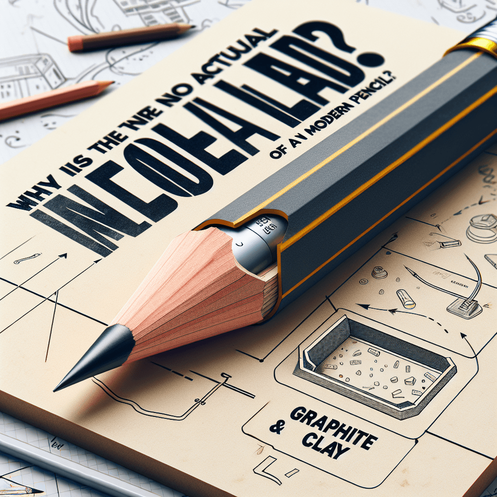 Why is there no actual lead in the lead of a modern pencil?