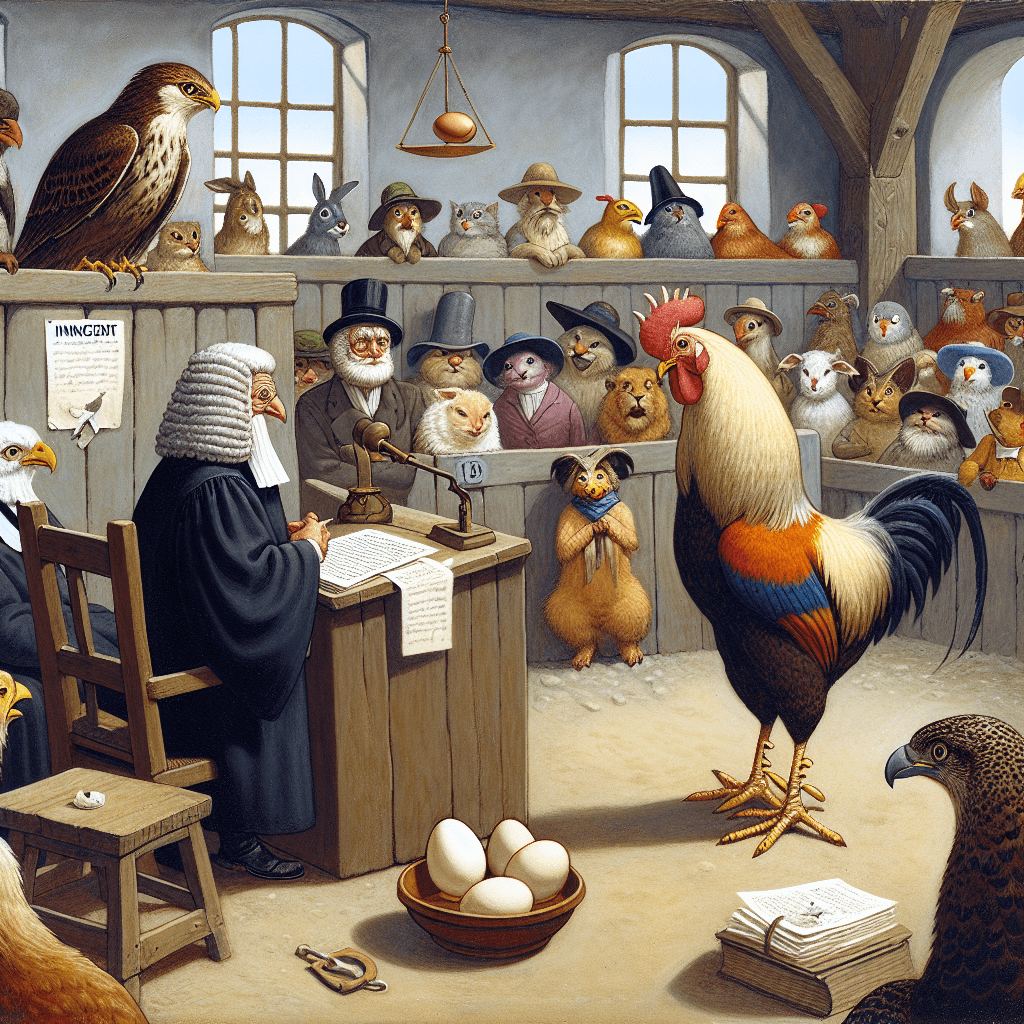 Why was a rooster once put on trial for the crime of laying an egg?