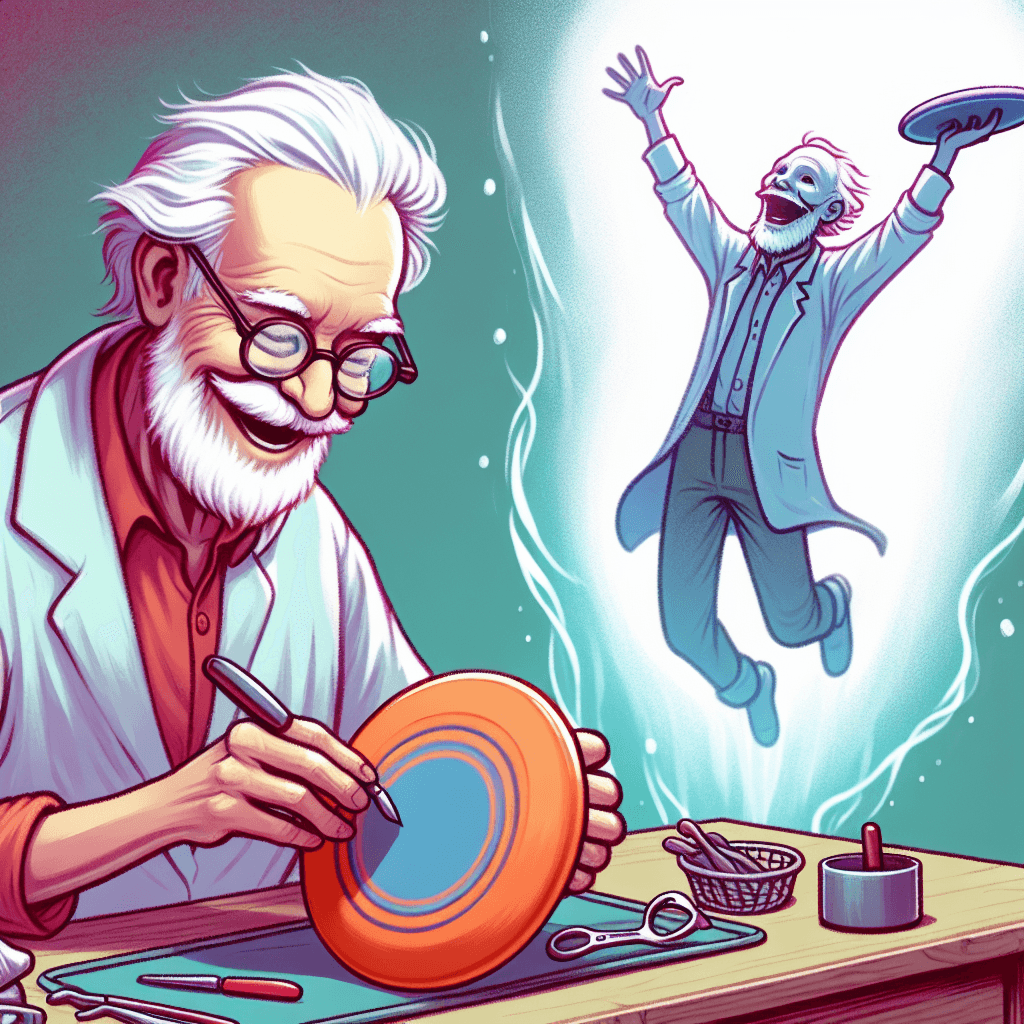 Why was the inventor of the frisbee turned into a frisbee after he died?