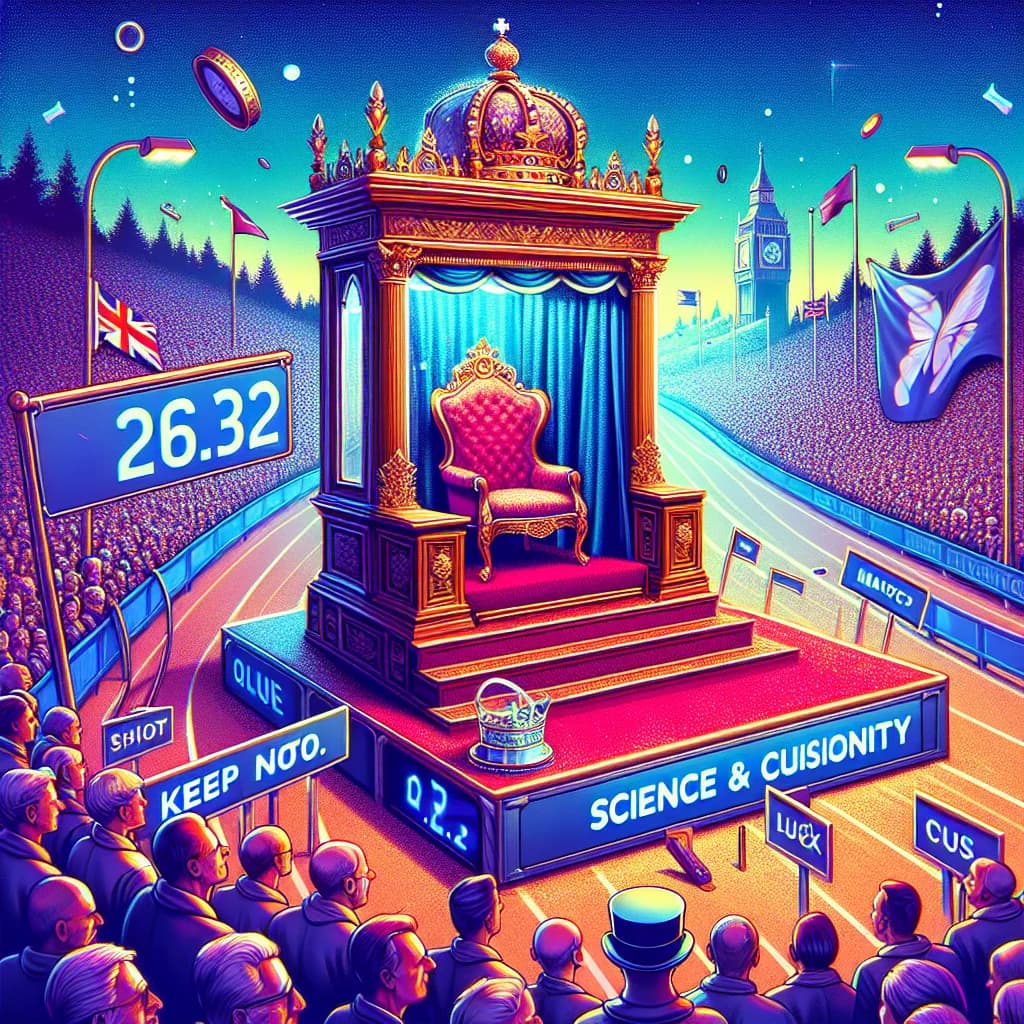 Why was the marathon distance set at 26.2 miles to finish in front of the British Royal Box?