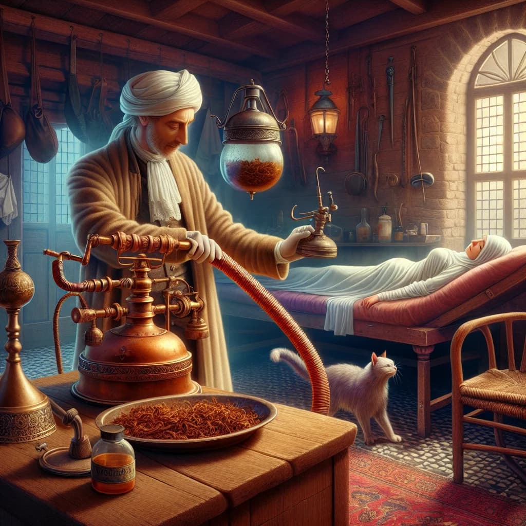 Why was the tobacco smoke enema once a standard medical procedure to revive people who nearly drowned?