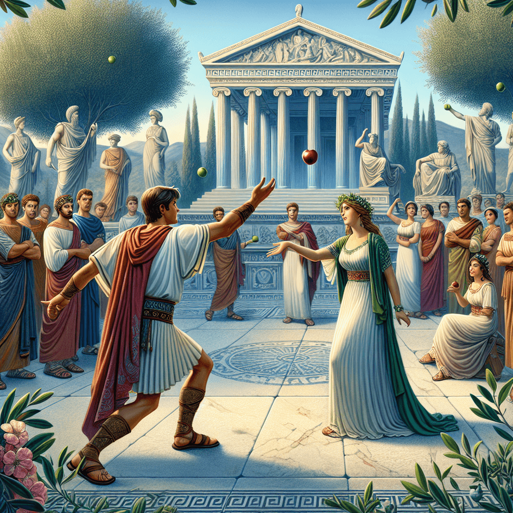 Why was throwing an apple at someone a marriage proposal in ancient Greece?