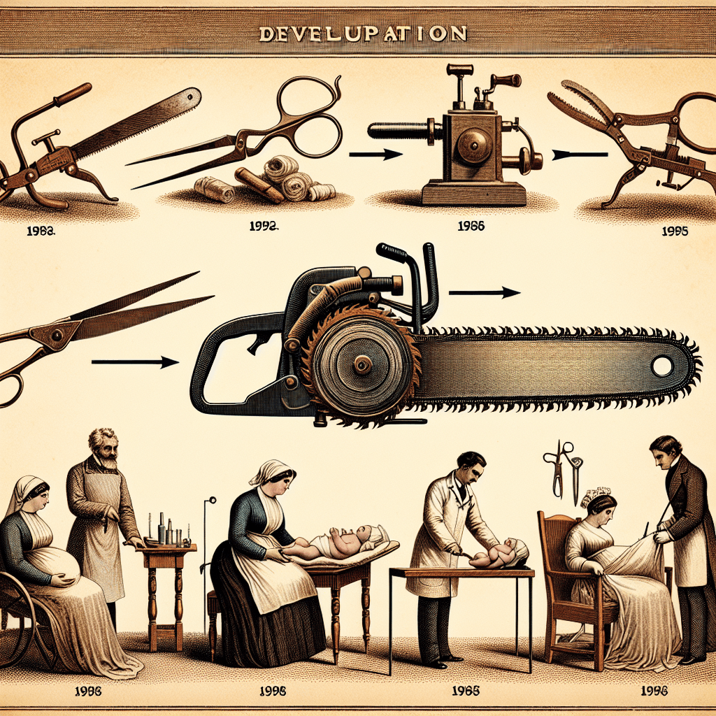 Why were chainsaws originally invented to assist with childbirth?