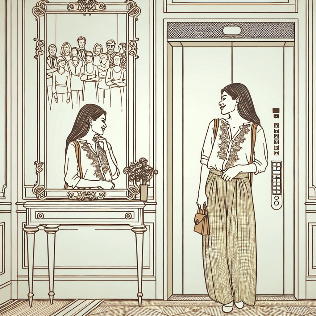 Why were mirrors originally installed in elevators to address a psychological complaint about slow travel speeds?