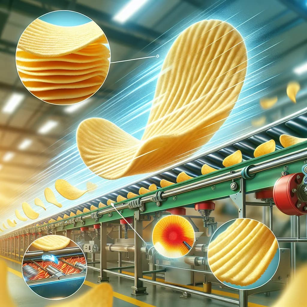 Why were Pringles specifically designed in a saddle shape to stay aerodynamic on conveyor belts and prevent breaking