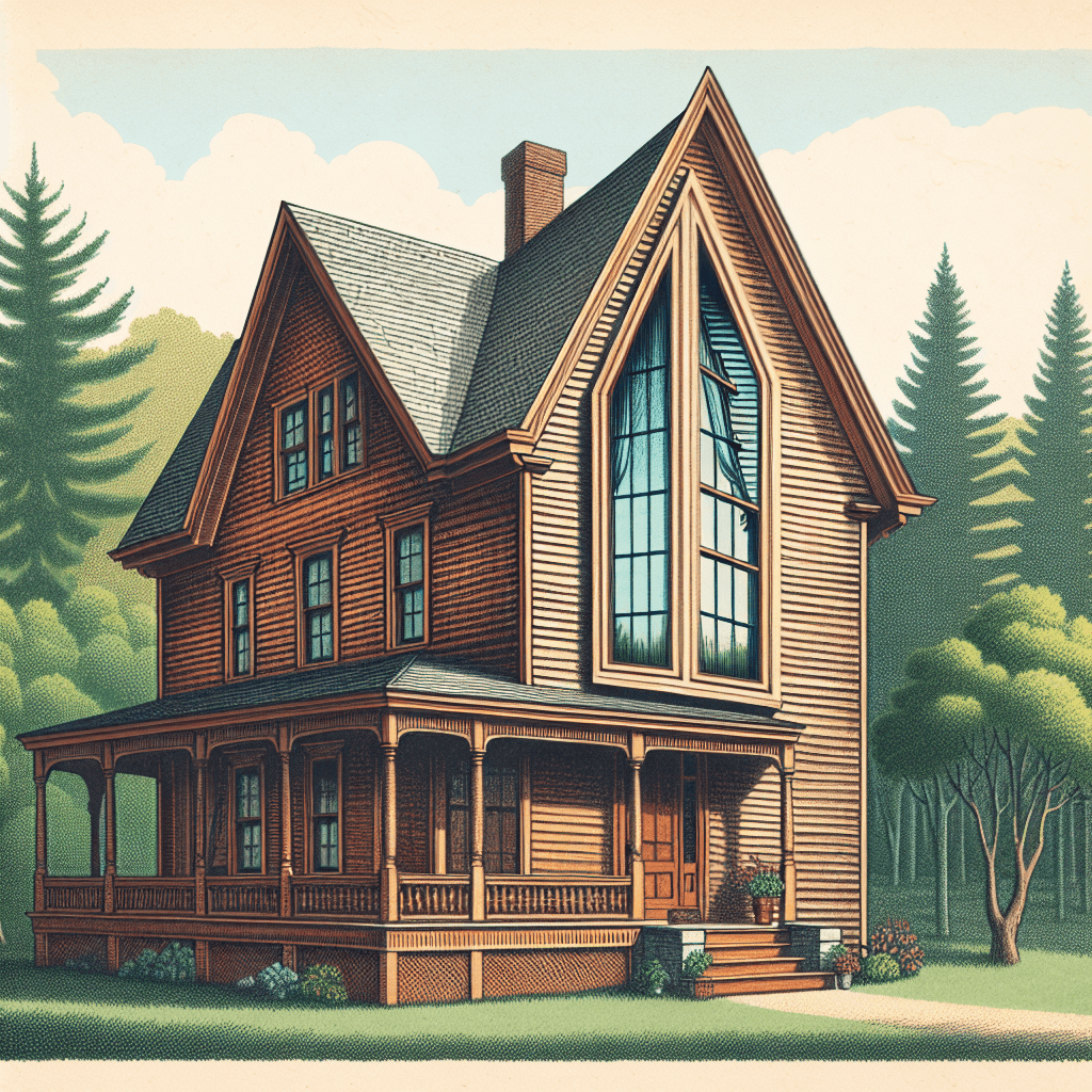 Why were some historical Vermont houses built with a witch window tilted at a sharp diagonal angle?