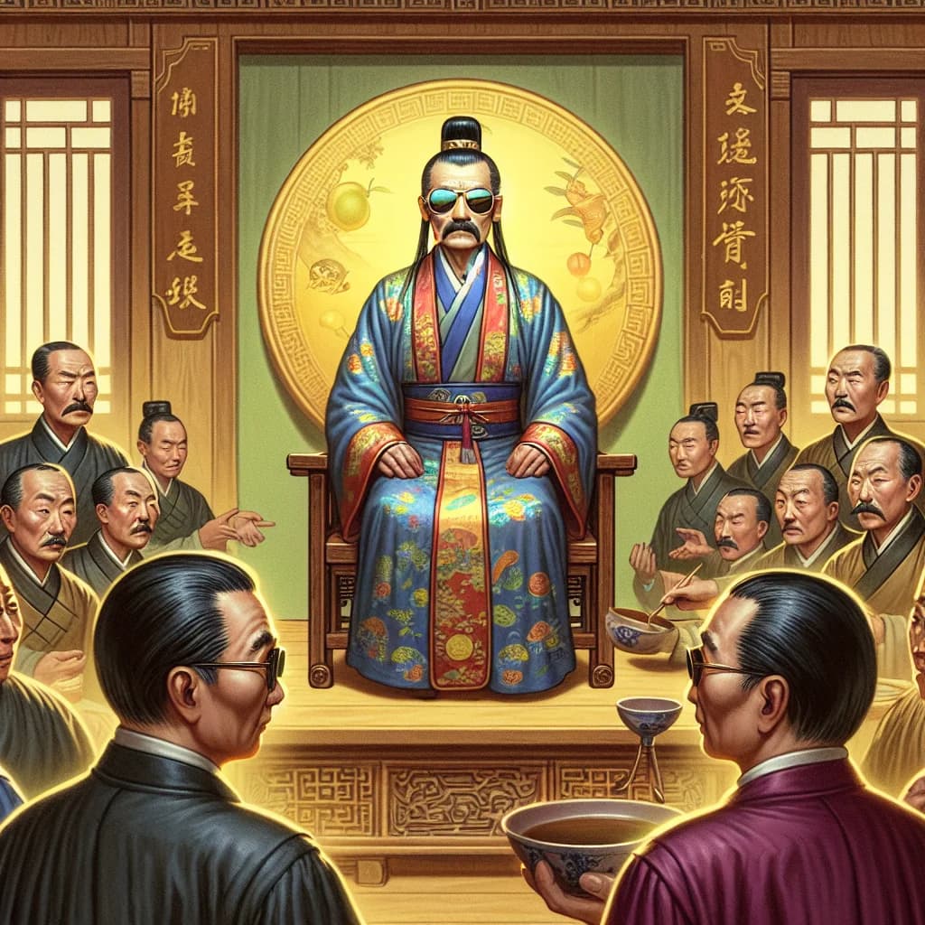 Why were the first sunglasses originally worn by Chinese judges to hide their facial expressions during trials?