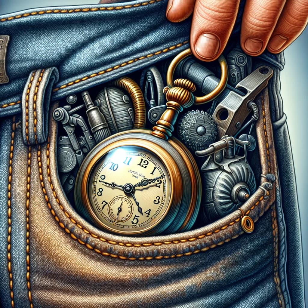 Why were the tiny pockets on jeans originally designed to hold a nineteenth-century miner’s pocket watch?