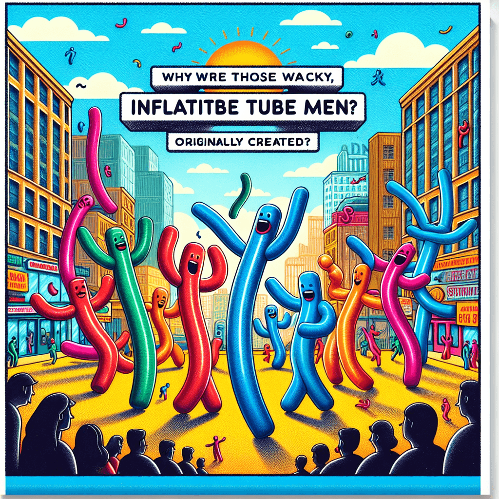 Why were those wacky, waving inflatable tube men originally created?