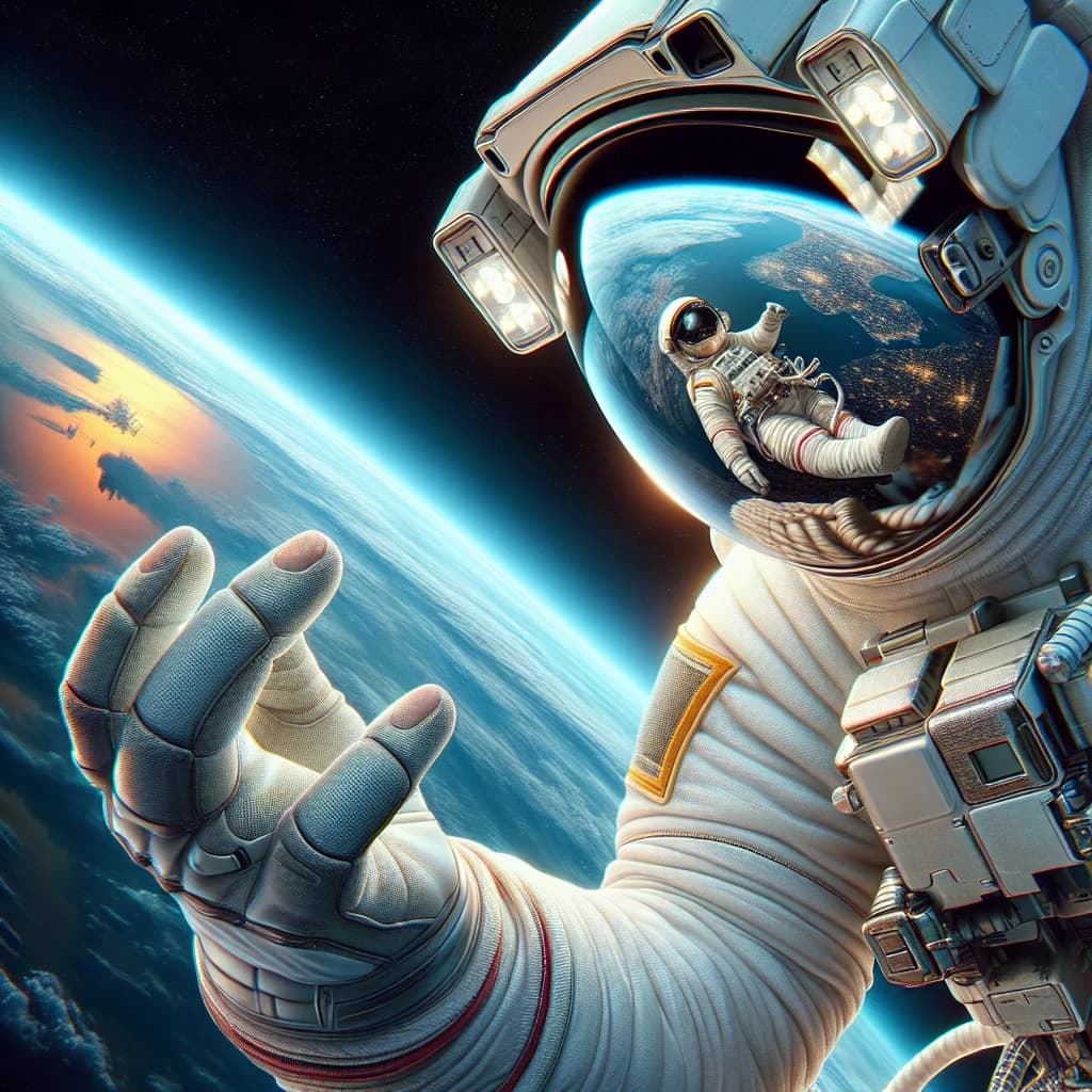 Why would an astronaut’s fingernails potentially fall off after a long spacewalk in pressurized gloves?