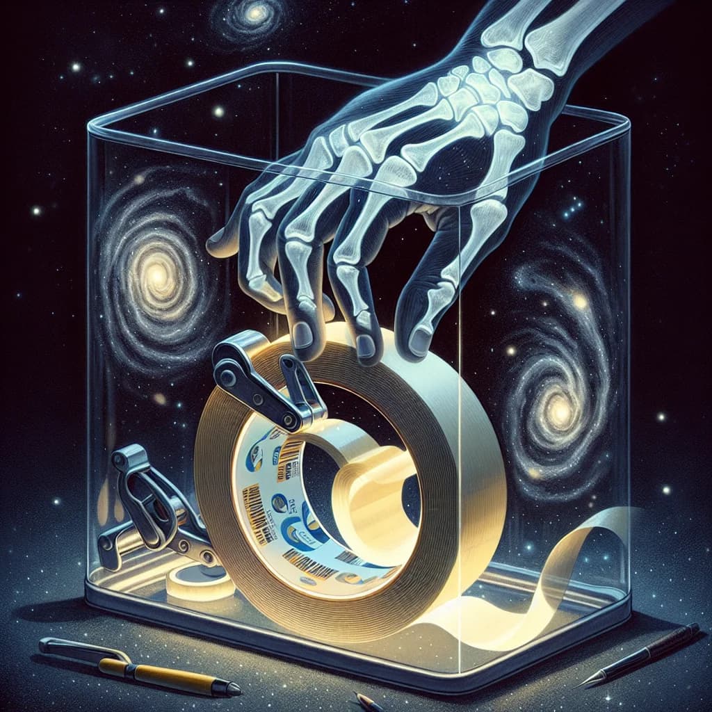 Why would peeling ordinary adhesive tape in a vacuum create enough X-ray radiation to image your own bones?